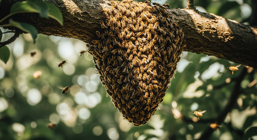 Naturschwarm am Baum