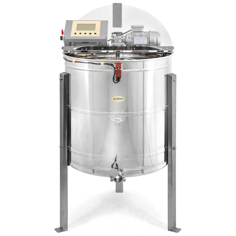 6 Waben Selbstwende-Honigschleuder Ø 80 Vollautomat mit Schrägboden