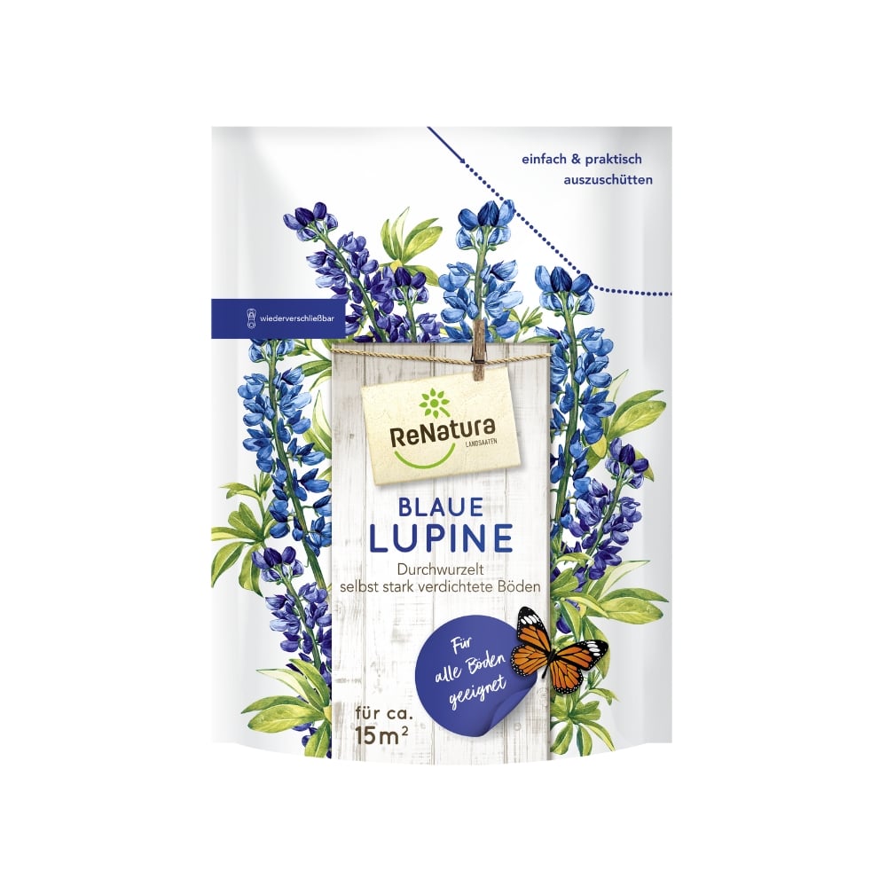 Lupine Saatgut Blau: Bienenfreundliche Gründüngung 500g – Imkado